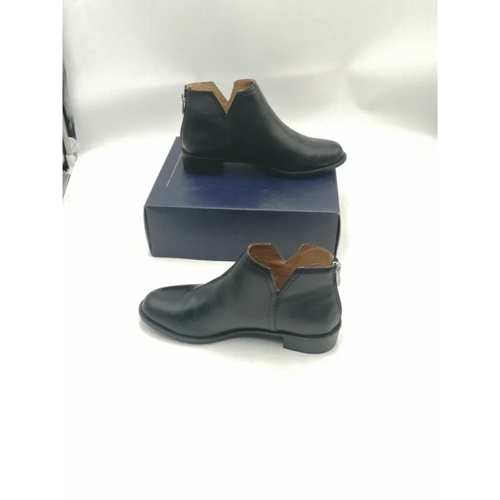 Adrienne Vittadini Black Ankle Boots - Picture 6 of 10
